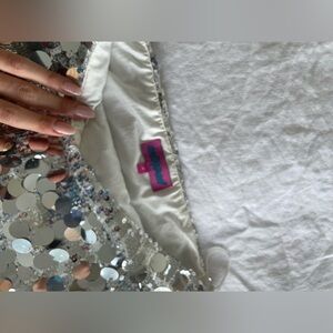 Edikted Sequin Mini Skirt
